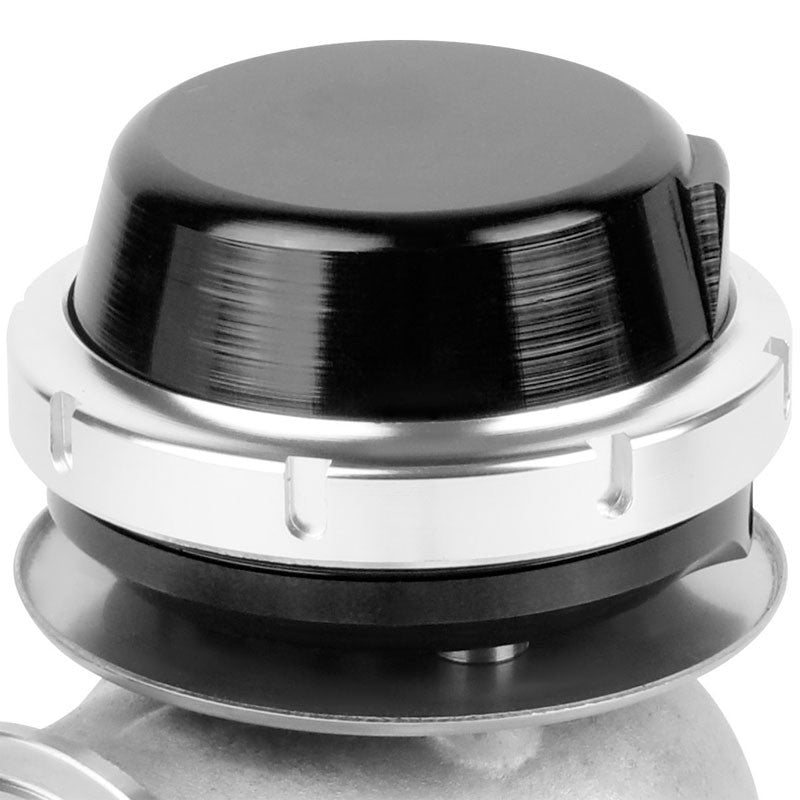 Black Turbocharger 44mm 14PSI V-Band ClampOn External Wastegate+Spring T11