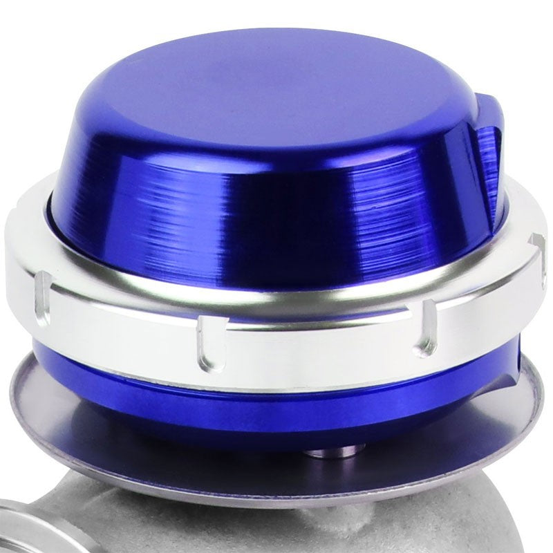 Blue Turbocharger 44mm 14PSI V-Band Clamp-On External Wastegate+Spring T11