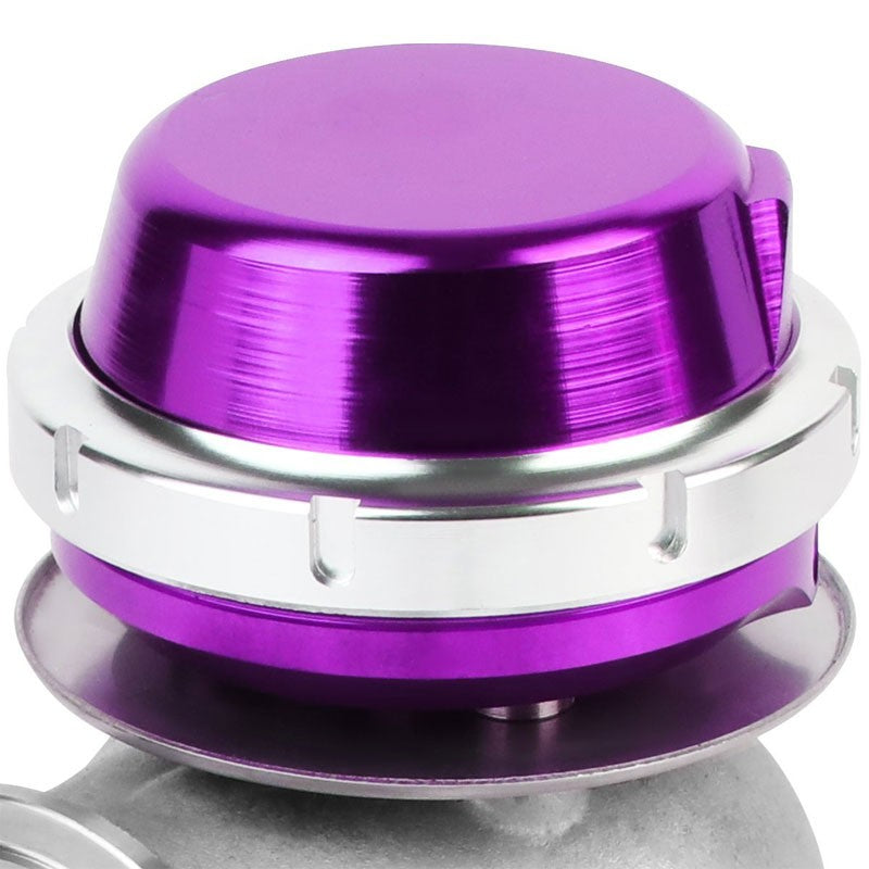 Universal Purple Turbocharger 44mm 14PSI V-Band Clamp External Wastegate+Spring