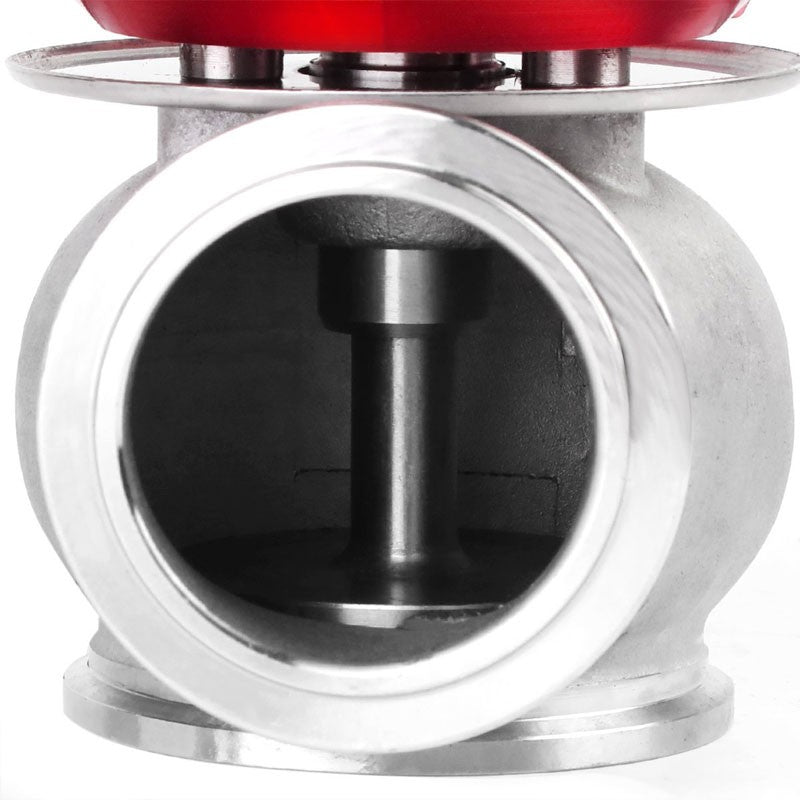 Red Turbocharger 44mm 2-Bolt 14PSI V-Band Clamp-On External Wastegate+Spring T11