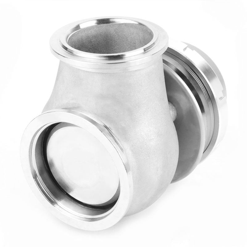 Universal Silver Turbocharger 44mm 14PSI V-Band External Wastegate+Spring T11