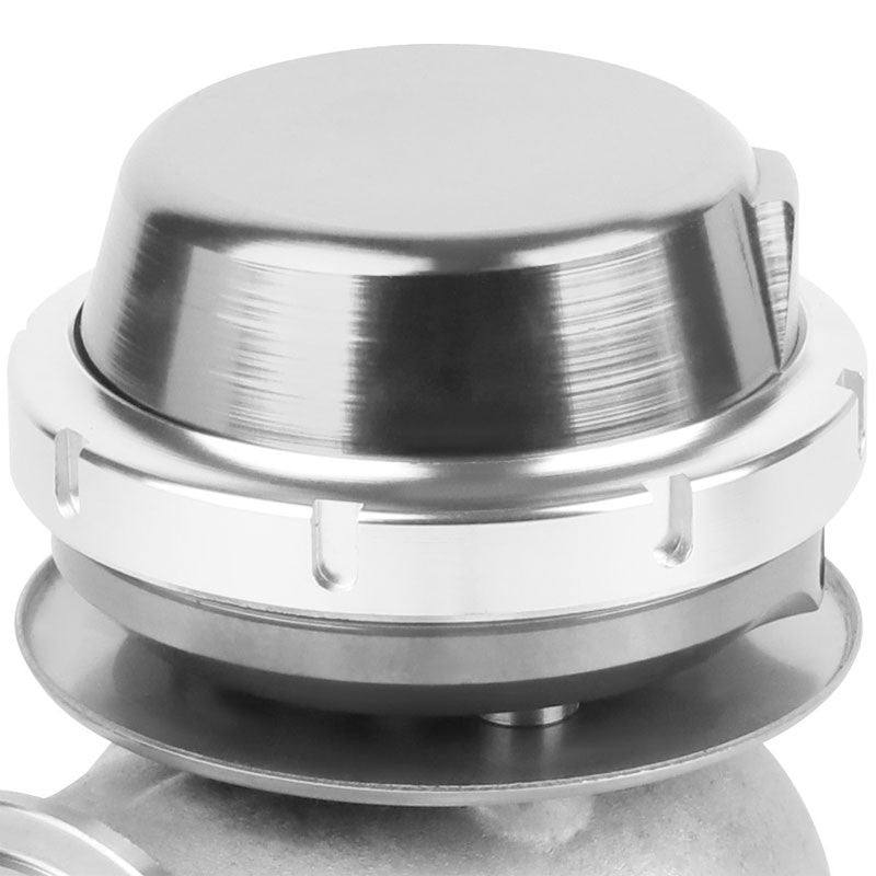 Universal Silver Turbocharger 44mm 14PSI V-Band External Wastegate+Spring T11