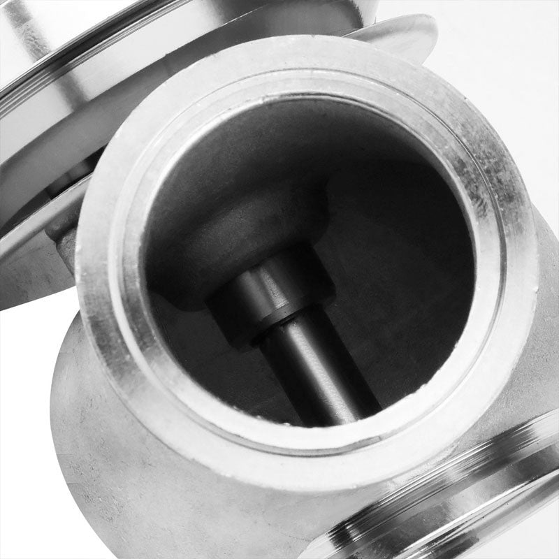 Silver 44mm 14PSI V-Band Clamp-On Turbo 5.25"H External Wastegate Kit+Spring T22