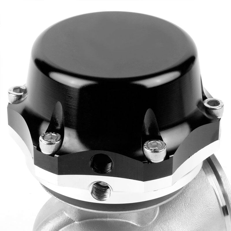 Universal Black 50mm 14PSI V-Band Turbo 5.25"Height External Wastegate+Spring