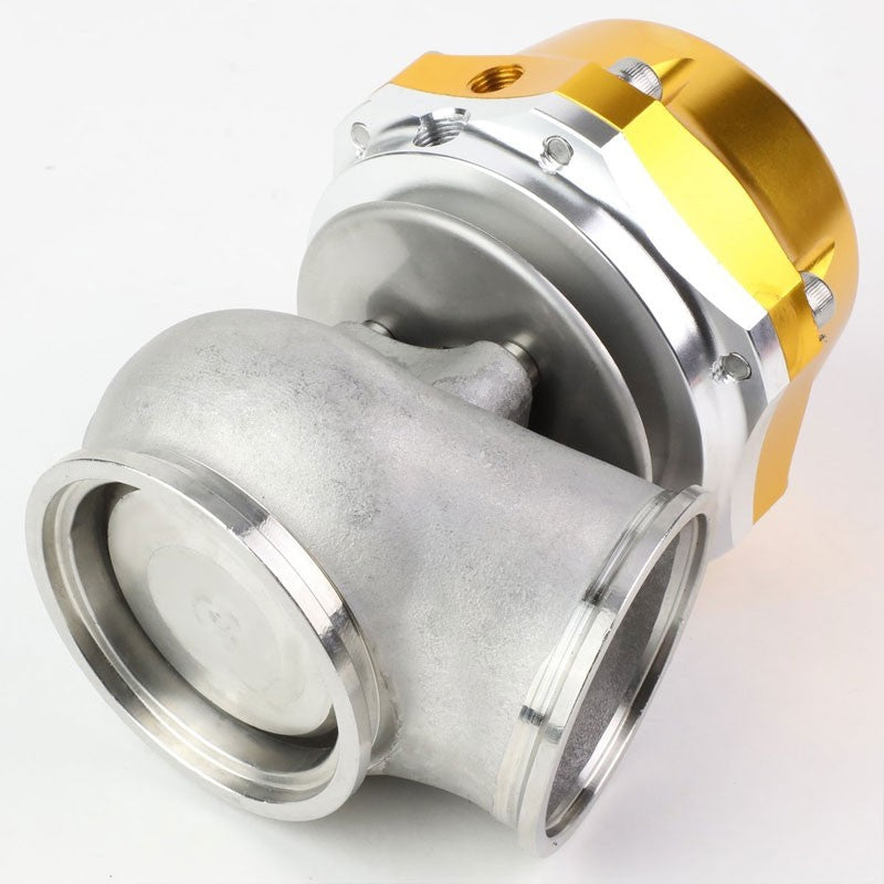 Universal Gold 50mm 14PSI V-Band Turbocharger 5.25"H External Wastegate+Spring