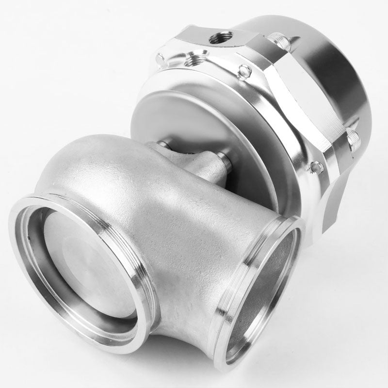 Universal Silver 50mm 14PSI V-Band Turbo 5.25"Height External Wastegate+Spring