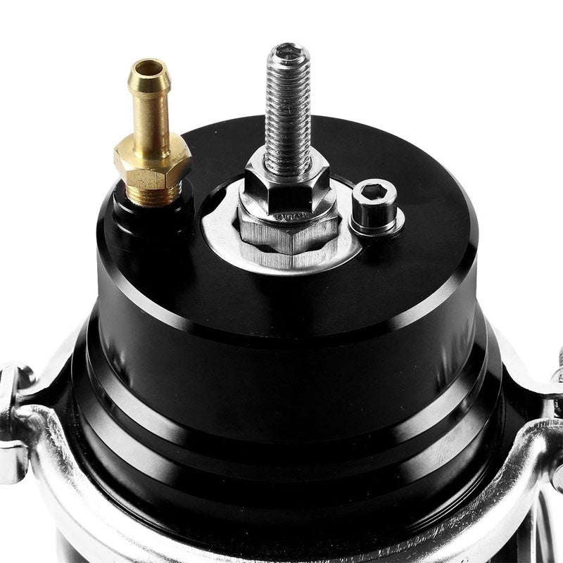 Black 60mm 5/12/14 PSI V-Band Turbocharger 6.50"H External Wastegate+Spring T11