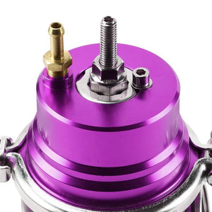 Purple 60mm 5/12/14 PSI V-Band Turbocharger 6.50"H External Wastegate+Spring T11