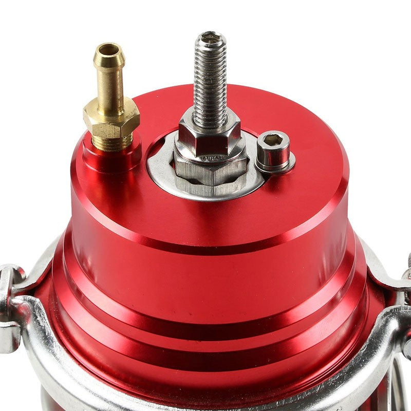 Red 60mm 5/12/14 PSI V-Band Turbocharger 6.50"H External Wastegate+Spring T11