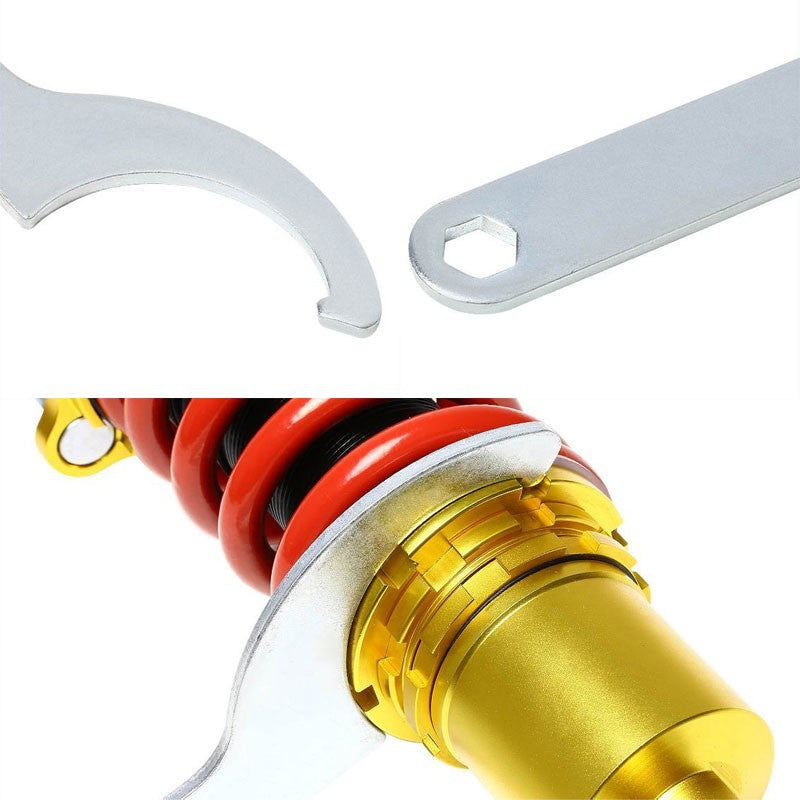 2 Pcs Metallic Steel Coilover/Coil Spring Sleeve 3.00" Adjustment Damper Wrench/Spanner-Suspension-BuildFastCar