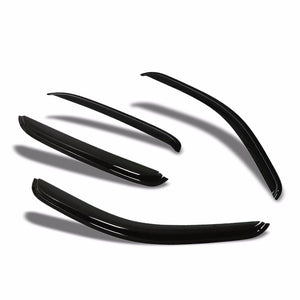 Tinted Side Window Wind/Rain Vent Deflectors Visors for 07-13 Avalanche Crew Cab-Exterior-BuildFastCar