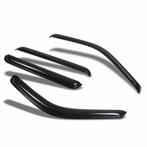 Smoke Tinted Side Window Wind/Rain Vent Deflectors Visors Guard for Ford 00-05 Excursion-Exterior-BuildFastCar