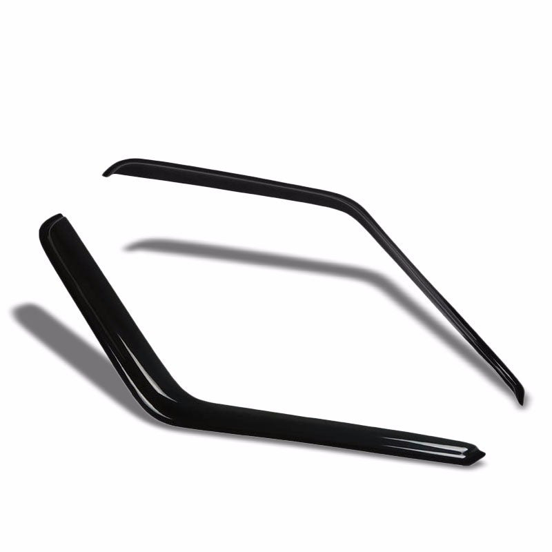 Smoke Tinted Side Window Wind/Rain Vent Deflectors Visors Guard For 80-96 Bronco-Exterior-BuildFastCar