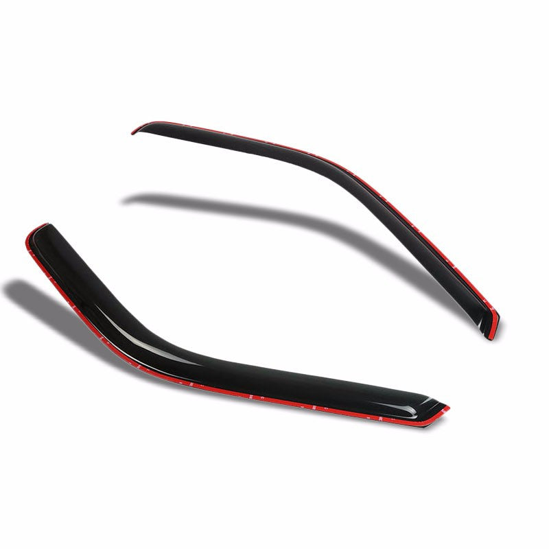 Smoke Tinted Side Window Wind/Rain Vent Deflectors Visors Guard For 99-15 F-250 SD-Exterior-BuildFastCar