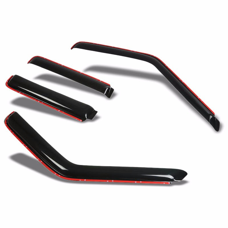 Smoke Tinted Side Window Wind/Rain Vent Deflector Visors Guard For 95-05 Blazer-Exterior-BuildFastCar