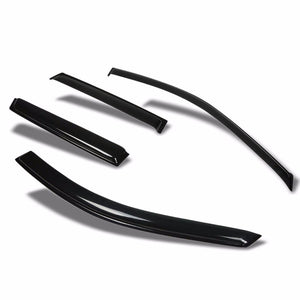 Smoke Tinted Side Window Wind/Rain Vent Deflector Visors Guard for 07-12 RDX 4DR-Exterior-BuildFastCar