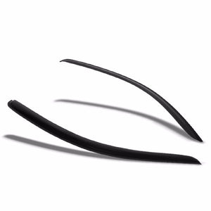 Smoke Tinted Side Window Wind/Rain Vent Deflectors Visors Guard for Ford 10-14 Mustang Coupe-Exterior-BuildFastCar