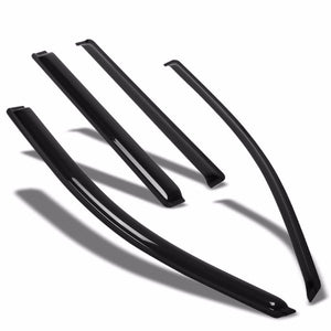 Smoke Tinted Side Window Wind/Rain Vent Deflectors Visors Guard for Chevy 15-16 Tahoe-Exterior-BuildFastCar