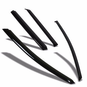 Smoke Tinted Side Window Wind/Rain Vent Deflectors Visors Guard for Ford 00-06 Focus Wagon-Exterior-BuildFastCar