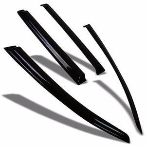 Smoke Tinted Side Window Wind/Rain Vent Deflectors Visors Guard for Chevy 10-14 Spark-Exterior-BuildFastCar
