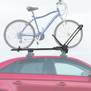 Mild Steel Roof Top Wheel-On Single Bicycle Bike Rack Mount Lock 40LB Max Load