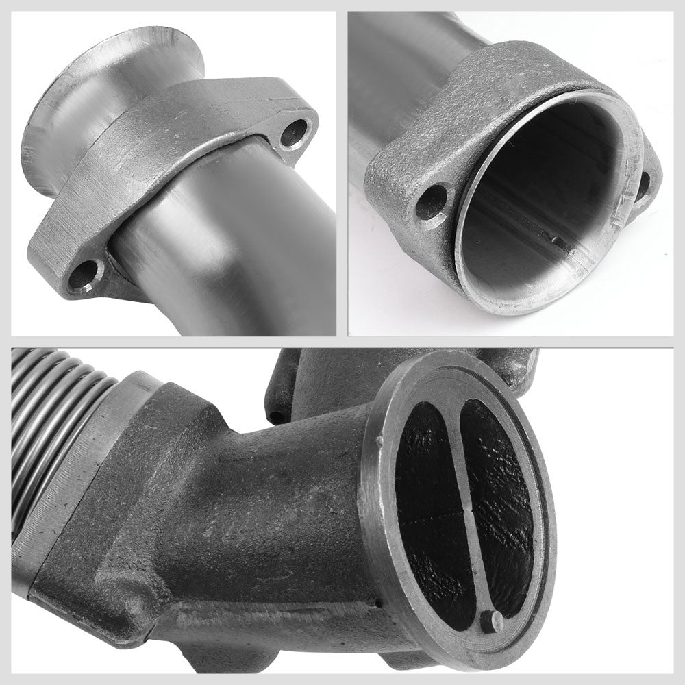 16-Gauge Alu Up Pipe Y-Pipe For 99-03 Ford E/F Series Super Duty 7.3L Diesel