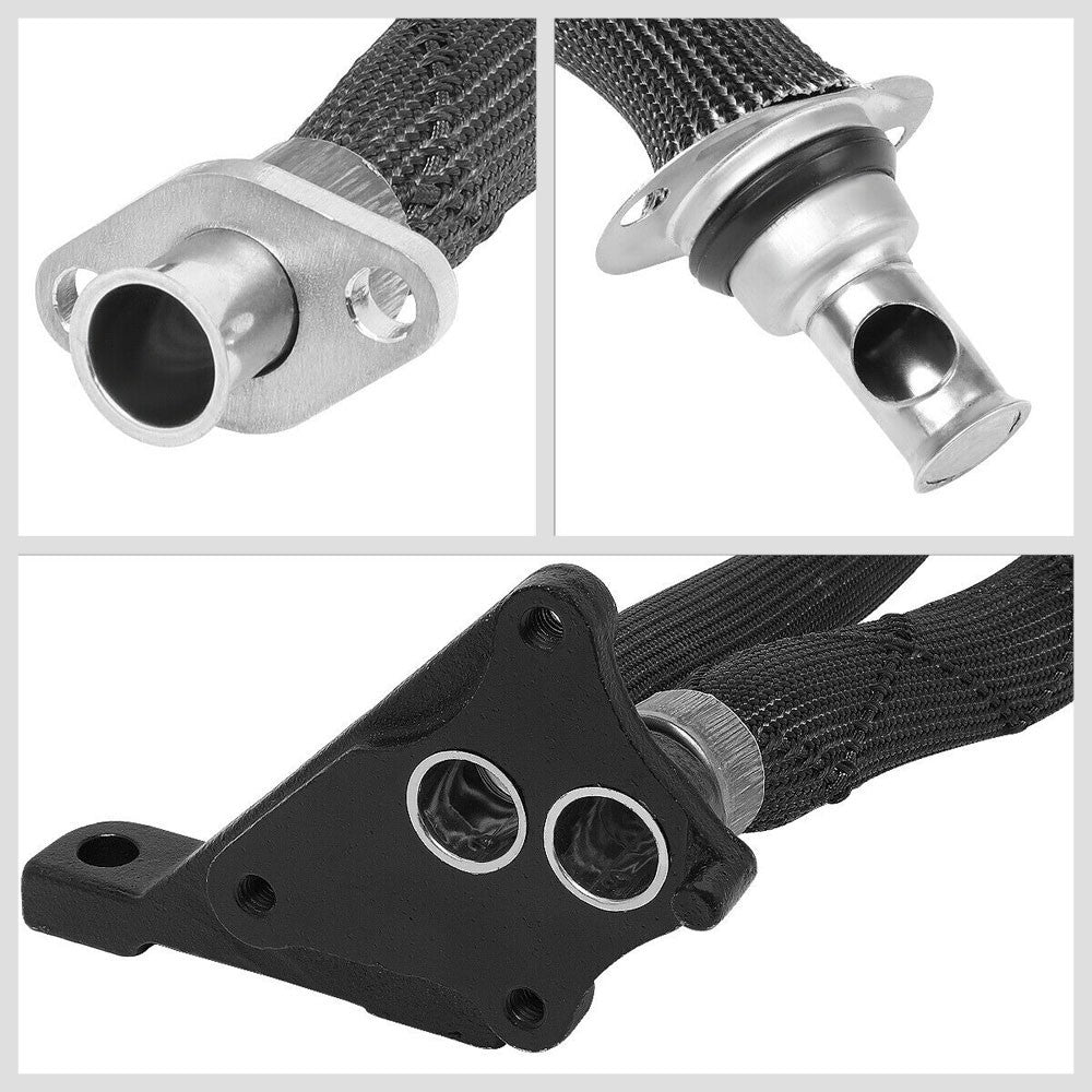 SS EGR Pipe Line Tube For 99+ Escalade/Avalanche/Express/Silverado/Sierra 4.8/5.3/6.0/8.1 Non Diesel