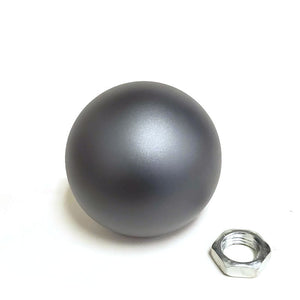 5/6-Speed Gunmetal 2" Ball Competition Clear Pattern 10mm x 1.25 Race Shift Knob-Shifter Components-BuildFastCar
