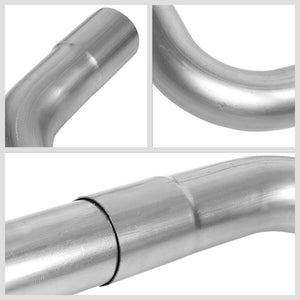 Mild Steel Metallic 16-Gauge 2.25" Exhaust Pipe Universal Fit DIY Custom Project