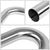 Mild Steel Stainless Metallic 16Gauge 2.5" Exhaust Pipe Universal Fit DIY Custom