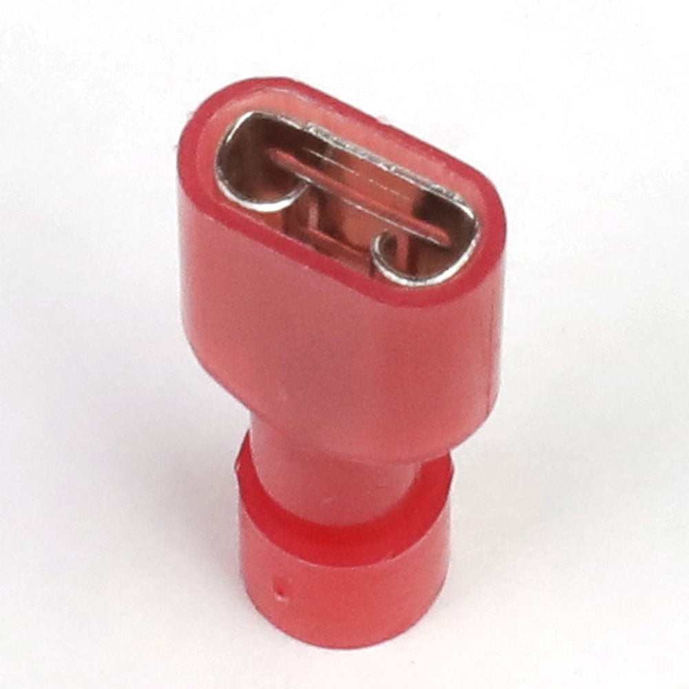 100PC Red 16-22 Gauge Crimp Female Spade Quick Disconnect Adapter Wire Connector
