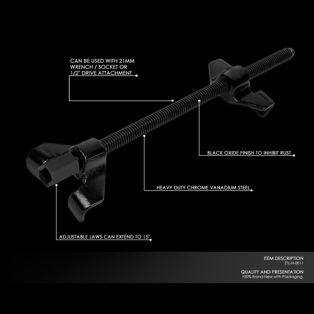 2X  Coil Spring Compressor Regulatory Strut Remover Tool (Adjustable Jaws 15")