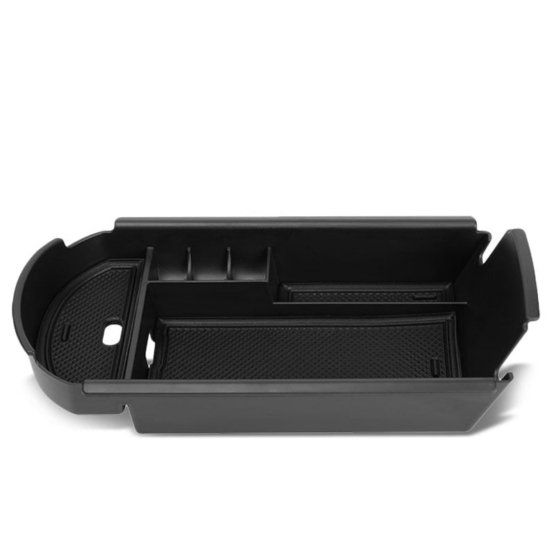 Black Center Console Storage Organizer Top Tray Lid For 18-19 Toyota C-HR 2.0L-Interior-BuildFastCar