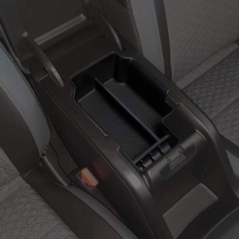 Black Center Console Storage Organizer Top Tray Lid For 15-19 Chevrolet Colorado-Interior-BuildFastCar