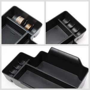 Black Center Console Storage Organizer Top Tray Lid For 15-19 Chevrolet Colorado-Interior-BuildFastCar