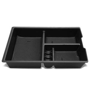 Black Center Console Storage Organizer Top Tray Lid For 09-10 Dodge Ram 1500-Interior-BuildFastCar