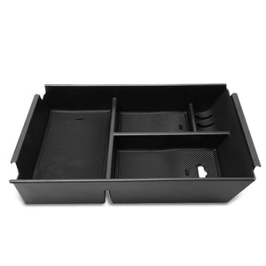 Black Center Console Storage Organizer Top Tray Lid For 09-14 Ford F-150 V6/V8-Interior-BuildFastCar