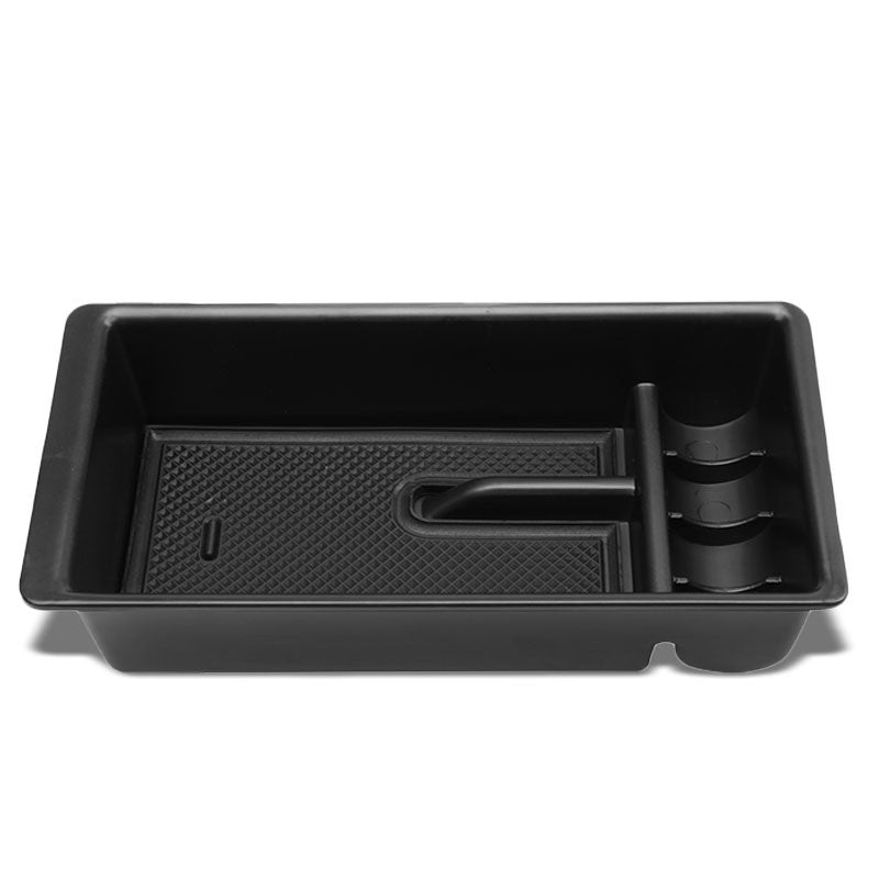 Black Center Console Storage Organizer Top Tray Lid For 16-18 Toyota Tacoma DOHC-Interior-BuildFastCar