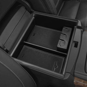 Black Center Console Organizer Coin Holder Top Tray Lid For 10-18 Toyota 4Runner-Interior-BuildFastCar