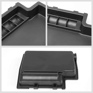 Black Center Console Storage Organizer Top Tray Lid For 16-17 Subaru Crosstrek-Interior-BuildFastCar