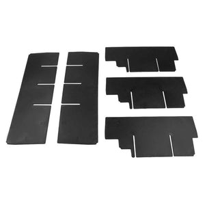Black Center Console Storage Organizer Insert Divider For 15-18 Ford F-150 V6/V8-Interior-BuildFastCar