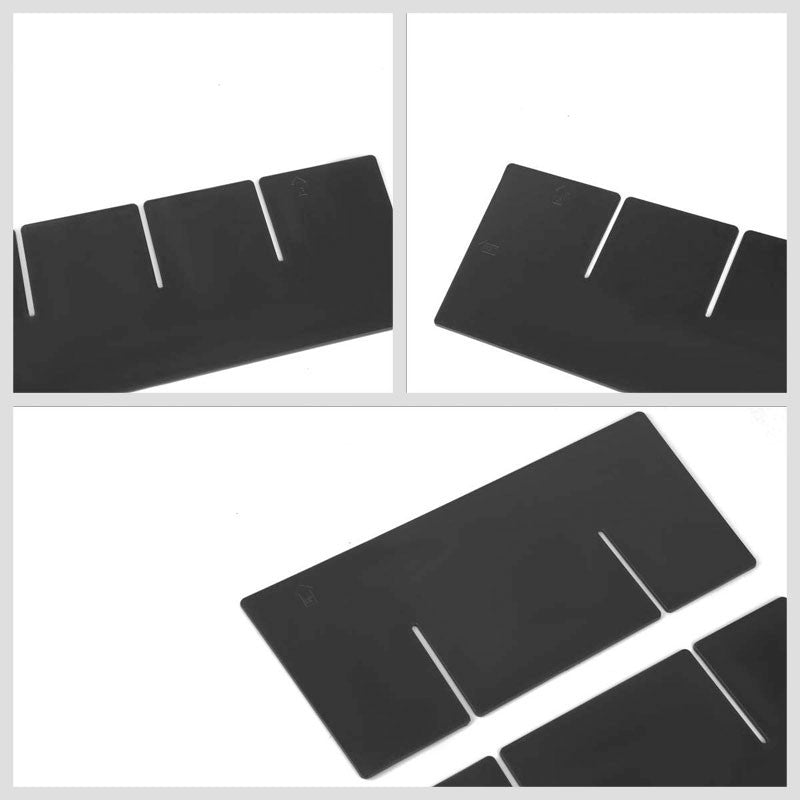 Black Center Console Storage Organizer Insert Divider For 14-19 Toyota Tundra-Interior-BuildFastCar