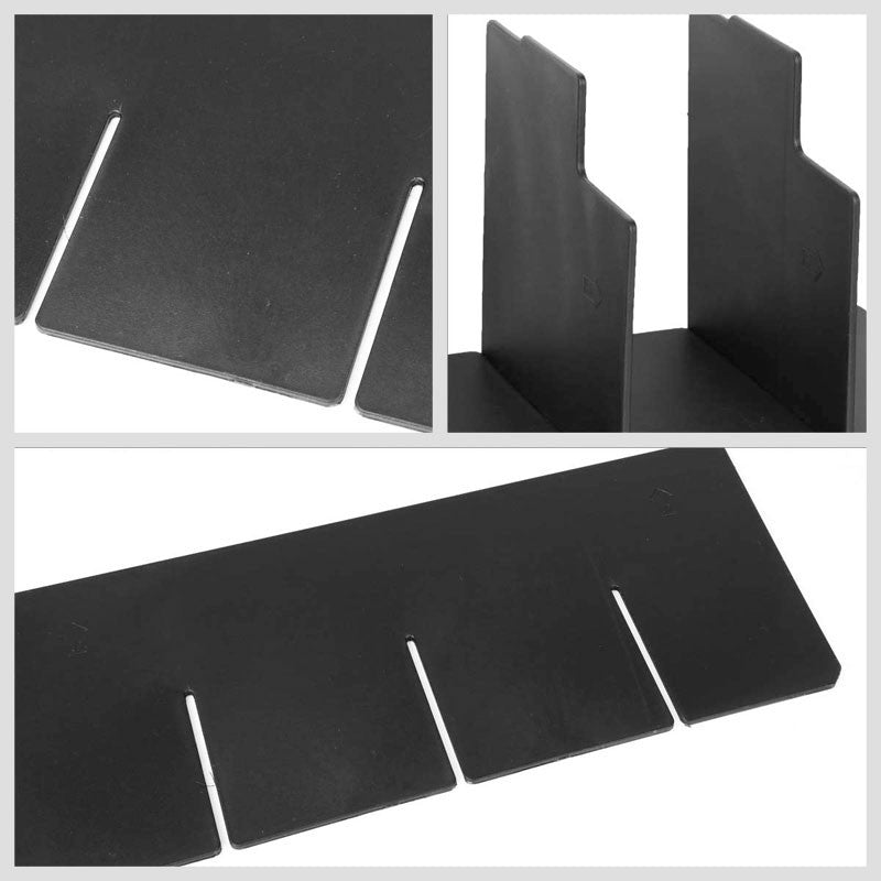 Black Center Console Organizer Insert Divider For 14-18 Silverado 1500/2500 HD-Interior-BuildFastCar