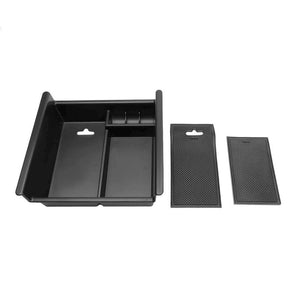 Black Center Console Storage Organizer Top Tray Lid For 10-18 Toyota 4Runner-Interior-BuildFastCar