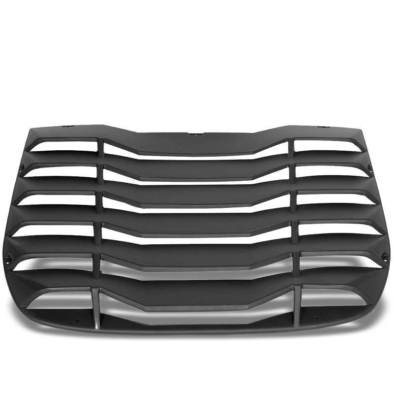 Matte Black Rear Window Vent Louver Scoop Cover For 09-19 Nissan 370Z 3.7L DOHC-Body Hardware/Replacement-BuildFastCar