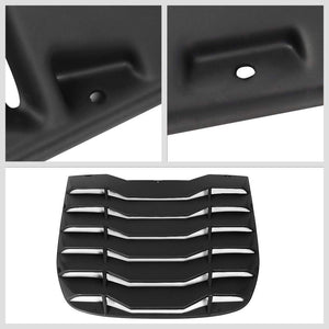 Matte Black Rear Window Vent Louver Scoop Cover For 09-19 Nissan 370Z 3.7L DOHC-Body Hardware/Replacement-BuildFastCar