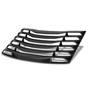 Matte Black Rear Window Louver Side Scoop Cover For 16-19 Chevrolet Camaro Coupe-Body Hardware/Replacement-BuildFastCar