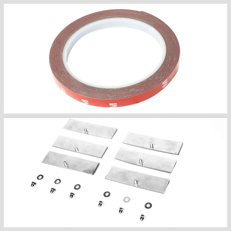 Matte Black Rear Window Louver Side Scoop Cover For 16-19 Chevrolet Camaro Coupe-Body Hardware/Replacement-BuildFastCar