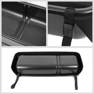 Black ABS Plastic Under Seat Cargo Storage For 09-14 Ford F-150 Super Crew Cab-Consoles & Parts-BuildFastCar