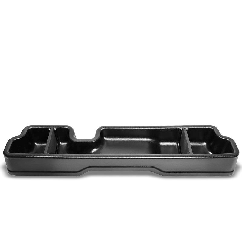 Black ABS Plastic Under Seat Cargo Storage For 04-08 Ford F-150 4.2L/4.6L/5.4L-Consoles & Parts-BuildFastCar